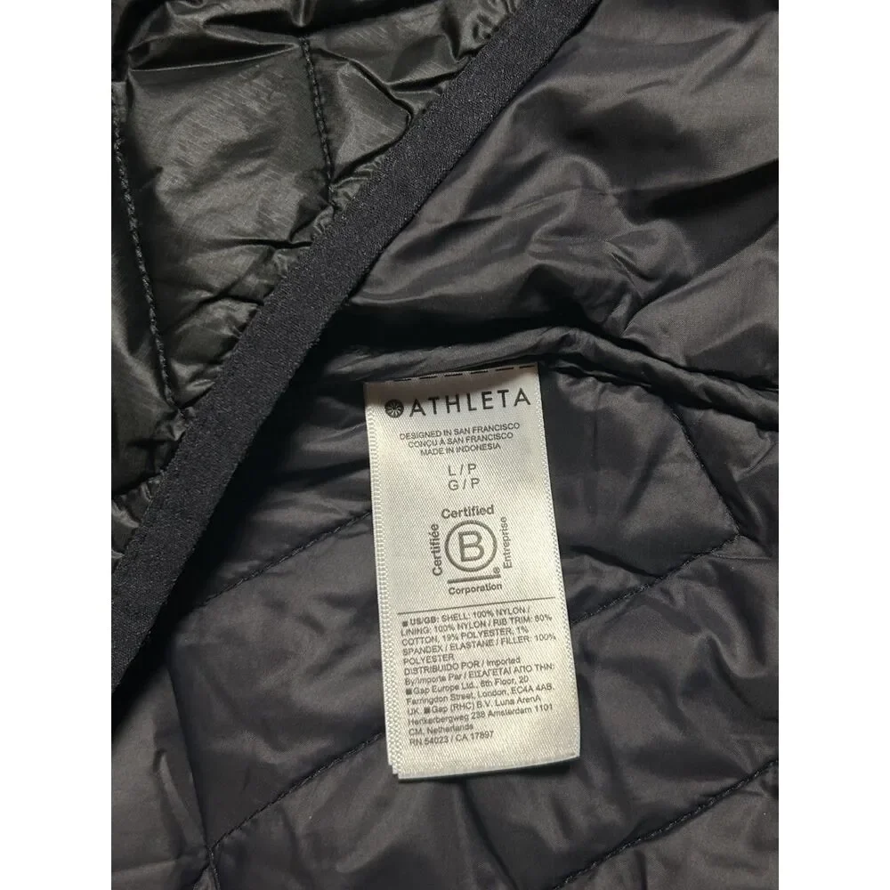 Athleta, Women's Full Zip-Up Jacket, Black, Large, Used - Picture 5 of 8